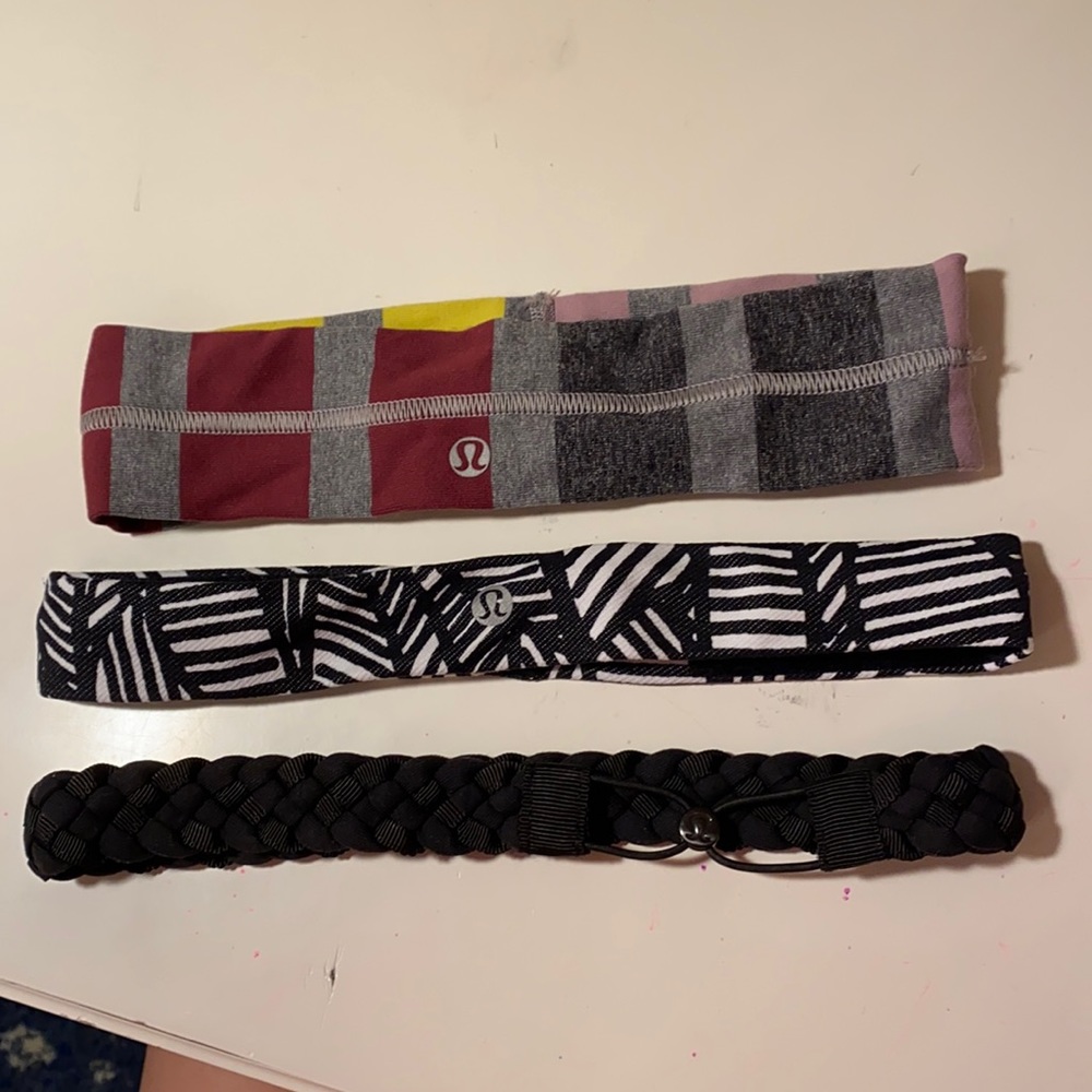 3 lululemon headbands